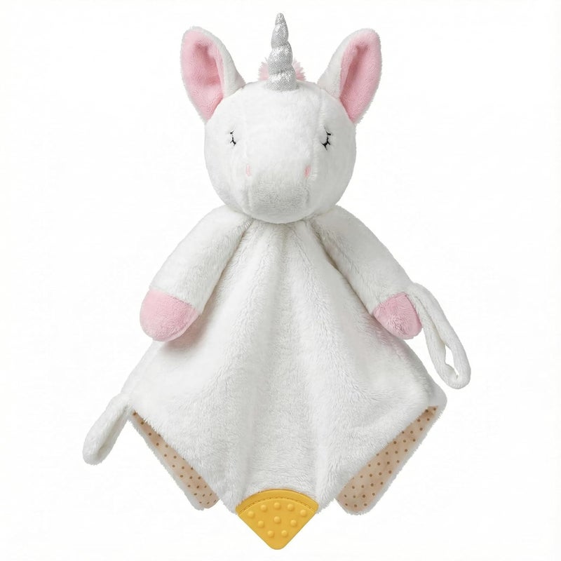 BEREST Unicorn Baby Sleep Soother 4-in-1 Sound Machine with Heartbeat & White Noise|Security Blanket & Pacifier Holder|Soothing Plush Toy for Newborns|Perfect Baby Registry Essential & Christmas Gift - Image 1